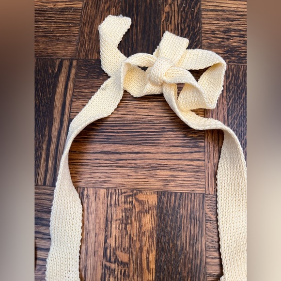 NWT Princess Polly Cropped crochet knit yellow top - Picture 10 of 14